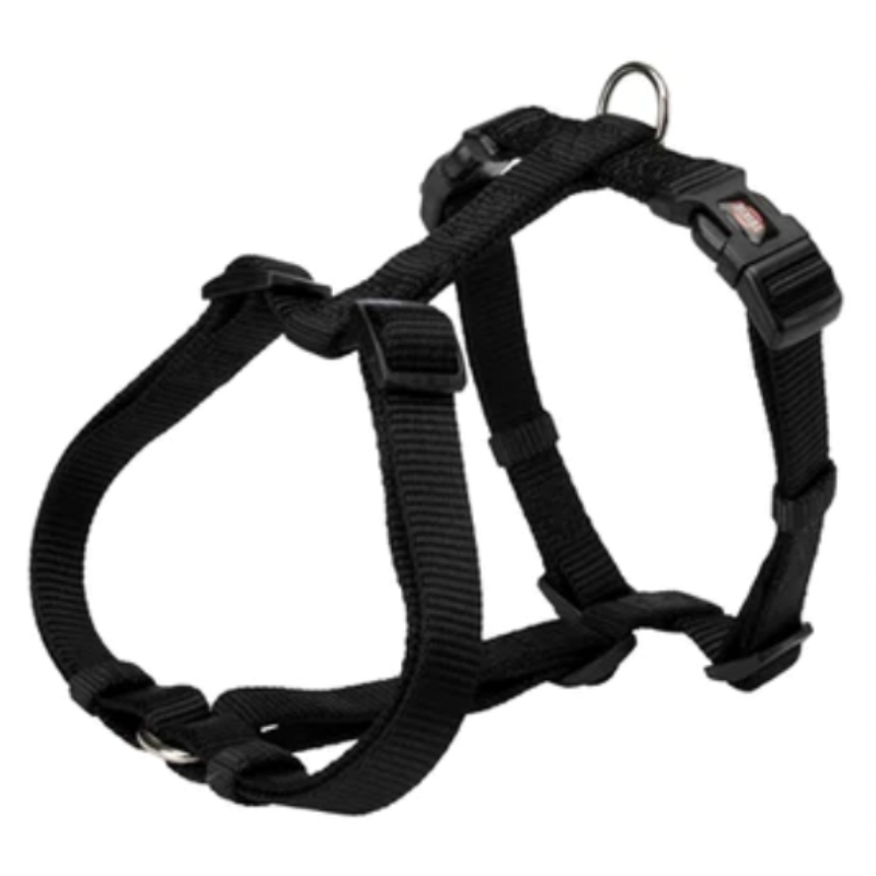 Hundegeschirr Premium H-Body Schwarz